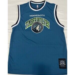 Minnesota Timberwolves NBA Sleeveless Jersey Men’s Large Blue Basketball.